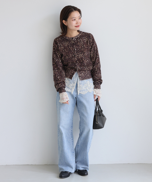 SLOBE IENA(スローブイエナ)の「Hyman Roth/ハイマン ロス ミニボストン T10483SA(ショルダーバッグ・レディース・ブラック/ブラウン・FREE)」の5枚目の写真