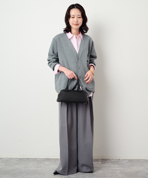 SLOBE IENA(スローブイエナ)の「Hyman Roth/ハイマン ロス ミニボストン T10483SA(ショルダーバッグ・レディース・ブラック/ブラウン・FREE)」の11枚目の写真