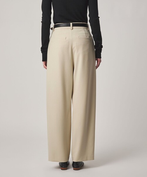 Steven Alan(スティーブンアラン)の「<Steven Alan>ダブルクロス タック トラウザーズ(スラックス・レディース・ブラック/ナチュラル・L/S/M)」の9枚目の写真
