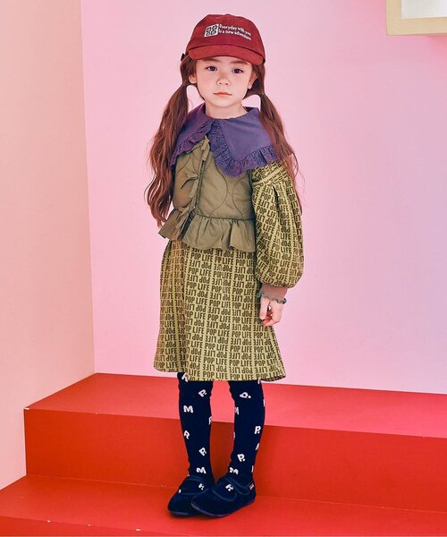 p.premier(ピードットプルミエ)の「選べる2タイプイロチ買いしたい総柄カットソーワンピース(ワンピース・キッズ・ブルー/ローズ/ピンク/ブラック/サックスブルー/レッド/ダークブラウン/カーキ・80/90/100/130/110/120/140)」の22枚目の写真