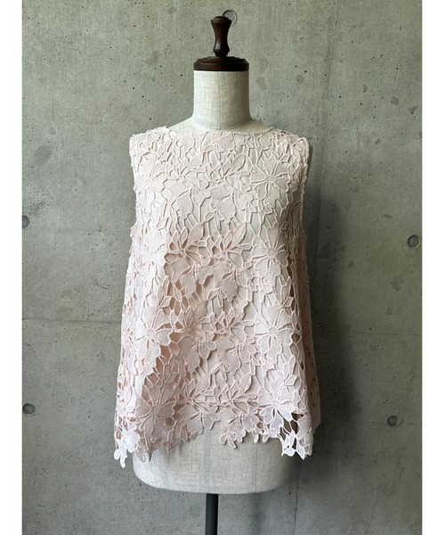 BIRTHDAY BASH(バースデイバッシュ)の「FLOWER LACE NS TOPS(フラワレースNSトップス)(その他トップス・レディース・ピンク/ブラック/ホワイト・M/S)」の13枚目の写真