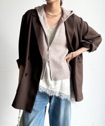 【WEB限定】ダブルジップパーカーベスト