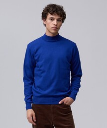 【TAILORD KNIT】コットンカシミヤ モックネック ニット