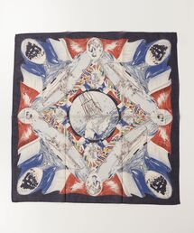 SHIPS | CEST.B:cotton print scarf(マフラー)