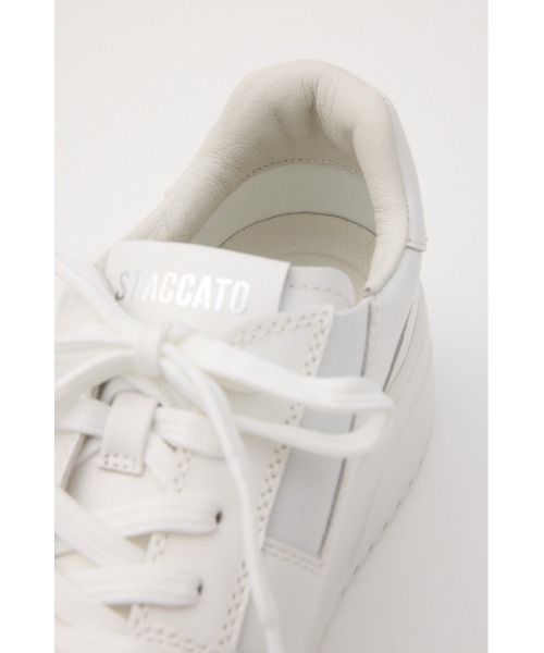 STACCATO(スタッカート)の「ジョシューライトスニーカー(スニーカー・レディース・ホワイト・24.5cm/24cm/23.5cm/23cm/22.5cm)」の10枚目の写真