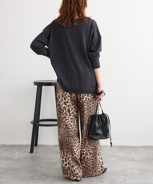 journal standard L'essage(ジャーナルスタンダードレサージュ)の「レオパードウールパンツ(その他パンツ・レディース・ブラウン系その他・38/36)」の7枚目の写真