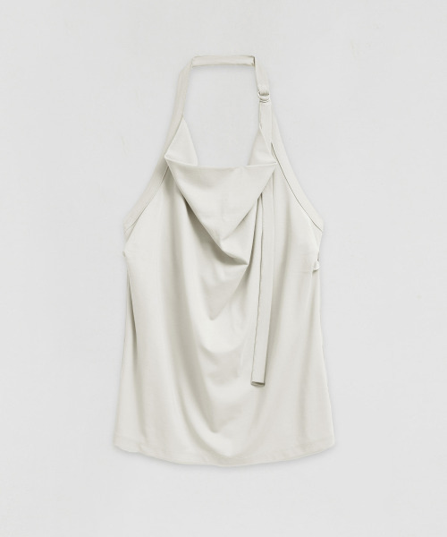 LMOOD WOMEN(エルムード ウーマン)の「マティーニホルタートップエクリュ(Tシャツ/カットソー・レディース・その他・FREE)」の2枚目の写真