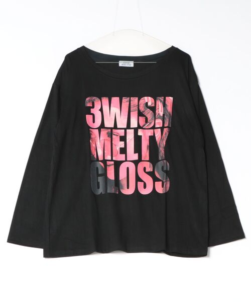 SPINNS(スピンズ)の「長袖Tシャツ/フォトプリント/ビッグロゴ/ガールズストリート(Tシャツ/カットソー・レディース・ブラック/オフホワイト/ターコイズブルー・ONESIZE)」の8枚目の写真