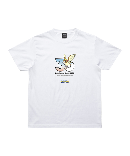 ZOZOSPOT(ゾゾスポット)の「Pokemon 30th Anniversary 1025 T-shirt 「ピジョット」(Tシャツ/カットソー・レディース・ホワイト・SMALL/MEDIUM/LARGE/X-LARGE/XX-LARGE/XXX-LARGE/100cm/110cm/120cm/130cm/140cm/150cm/160cm)」の1枚目の写真