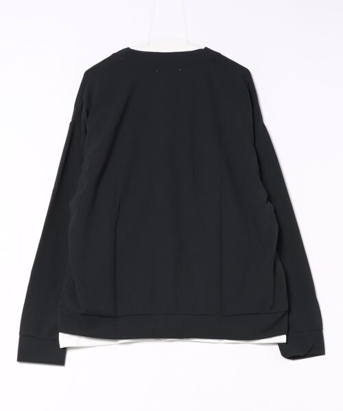 JEANS MATE(ジーンズメイト)の「【NEOSARTIC/ネオサーティック】【コーデに迷わないお得なセットアイテム】梨地カーディガン ロンTセット 2点セット 羽織り 単品使い ユニセックス(アンサンブル・メンズ・グレー/チャコールグレー/ベージュ・MEDIUM/LARGE/X-LARGE)」の5枚目の写真
