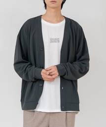 【NEOSARTIC/ネオサーティック】【コーデに迷わないお得なセットアイテム】梨地カーディガン ロンTセット 2点セット 羽織り 単品使い ユニセックス