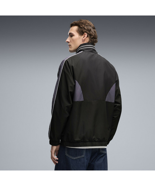 PUMA(プーマ)の「PUMA プーマ メンズ T7 リラックスド ウーブン トラックジャケット カットラ(ジャージ・メンズ・ブラック/ダークブルー・MEDIUM/LARGE/XX-LARGE/X-LARGE/SMALL)」の5枚目の写真