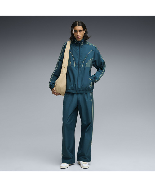 PUMA(プーマ)の「PUMA プーマ メンズ T7 リラックスド ウーブン トラックジャケット カットラ(ジャージ・メンズ・ブラック/ダークブルー・MEDIUM/LARGE/XX-LARGE/X-LARGE/SMALL)」の9枚目の写真