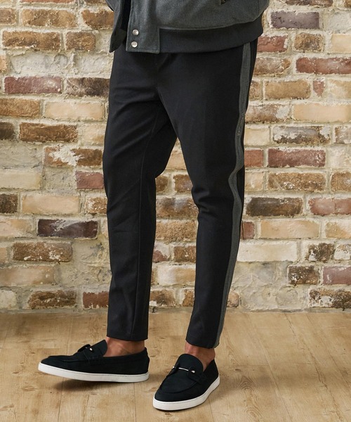 Maison code 13（メゾンコードサーティーン）の「mp15316- Side Line Wool Like Pants イージーパンツ(M26W-11)（その他パンツ・メンズ・チャコール/ブラック・S/M/L）」の10枚目の写真