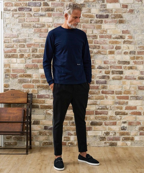 Maison code 13（メゾンコードサーティーン）の「mp15316- Side Line Wool Like Pants イージーパンツ(M26W-11)（その他パンツ・メンズ・チャコール/ブラック・S/M/L）」の15枚目の写真