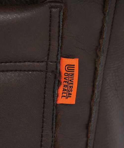 UNIVERSAL OVERALL(ユニバーサルオーバーオール)の「【UNIVERSAL OVERALL/ユニバーサルオーバーオール】REVERSIBLE COAT/ボア/フェイクムートン【WEB限定】(ブルゾン・レディース・ダークブラウン・フリー)」の15枚目の写真