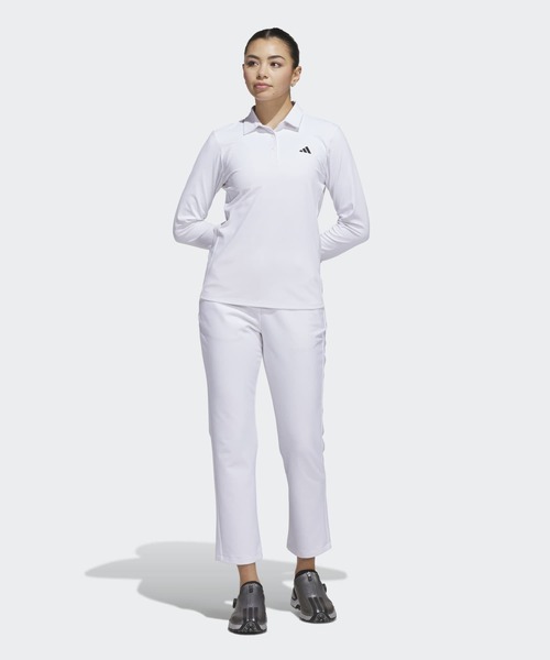 adidas（アディダス）の「クライマウォーム 起毛 長袖ポロシャツ【adidas Golf/アディダスゴルフ】（ポロシャツ・レディース・ホワイト・XX-LARGE/LARGE/MEDIUM/SMALL/X-LARGE）」の3枚目の写真