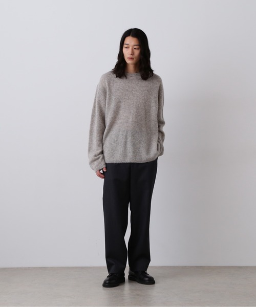 YLEVE（イレーヴ）の「YLEVE / WOOL MOHAIR GABA STRAIGHT TROUSERS（その他パンツ・メンズ・ブラック/グレー・4/3/5）」の9枚目の写真