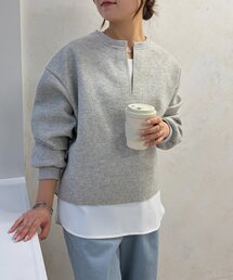 深V起毛プルオーバー 秋服