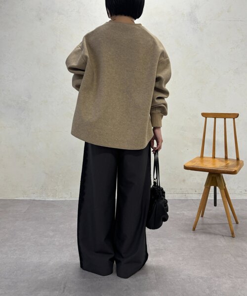 Jena espace merveilleux（ジェナ　エスパスメルヴェイユ）の「深V起毛プルオーバー　秋服（シャツ/ブラウス・レディース・ベージュ/ライトグレー・FREE）」の17枚目の写真