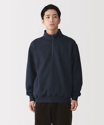 ハーフジップ」に該当するブルー・ネイビー/青色系のメンズ