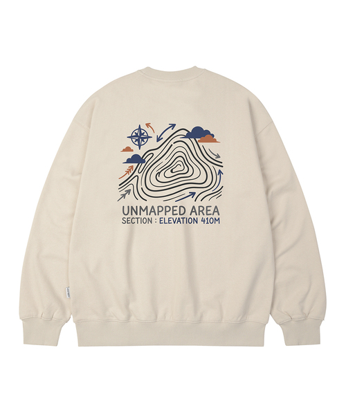 WILDROCK(ワイルドロック)の「Unmapped Area オーバーサイズ スウェット_9 COL(スウェット・レディース・ネイビー/ブルー/ダークグレー/チャコール/ピンク/ブラウン/ベージュ/アイボリー/ブラック・LARGE/MEDIUM/SMALL)」の6枚目の写真