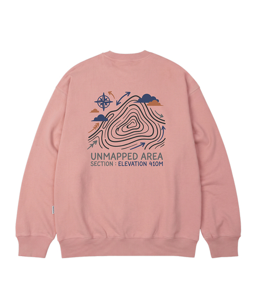 WILDROCK(ワイルドロック)の「Unmapped Area オーバーサイズ スウェット_9 COL(スウェット・レディース・ネイビー/ブルー/ダークグレー/チャコール/ピンク/ブラウン/ベージュ/アイボリー/ブラック・LARGE/MEDIUM/SMALL)」の9枚目の写真