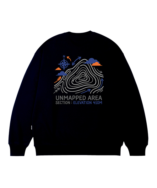 WILDROCK(ワイルドロック)の「Unmapped Area オーバーサイズ スウェット_9 COL(スウェット・レディース・ネイビー/ブルー/ダークグレー/チャコール/ピンク/ブラウン/ベージュ/アイボリー/ブラック・LARGE/MEDIUM/SMALL)」の1枚目の写真