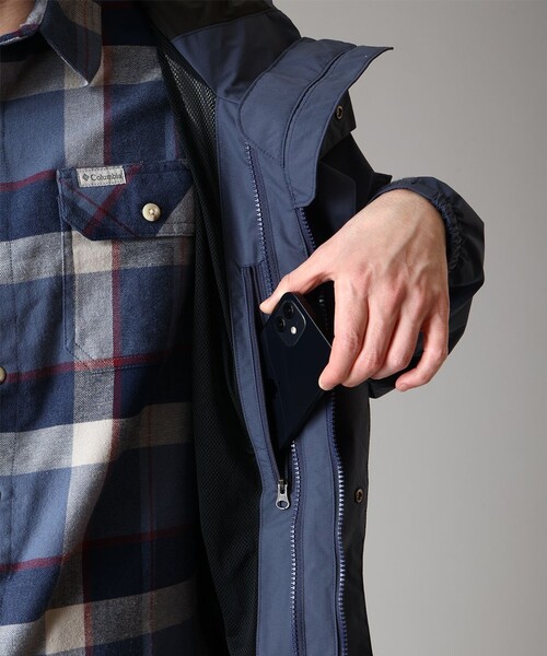 Columbia(コロンビア)の「Columbia/ ウッドロードIIIジャケット /コロンビア(ナイロンジャケット・メンズ・ベージュ/ネイビー/ブラック・XL/L/M/S)」の8枚目の写真