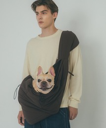 interstaple（インターステイプル）の「MATIE/ スリングバッグ(L)・ペットキャリーバッグ/ナイロン【Direction by 有末 麻祐子】（ペット用キャリーケース）」