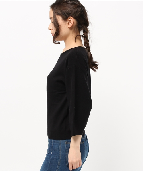 Kastane（カスタネ）の「モチモチバルーン袖PO（ニット/セーター・レディース・ブラック/アイボリー/マスタード/レッド・FREE）」の7枚目の写真