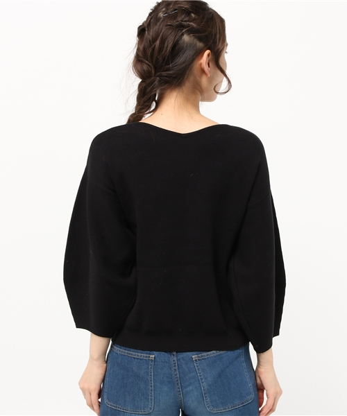 Kastane（カスタネ）の「モチモチバルーン袖PO（ニット/セーター・レディース・ブラック/アイボリー/マスタード/レッド・FREE）」の8枚目の写真