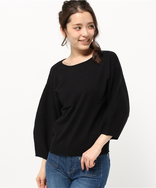 Kastane（カスタネ）の「モチモチバルーン袖PO（ニット/セーター・レディース・ブラック/アイボリー/マスタード/レッド・FREE）」の12枚目の写真