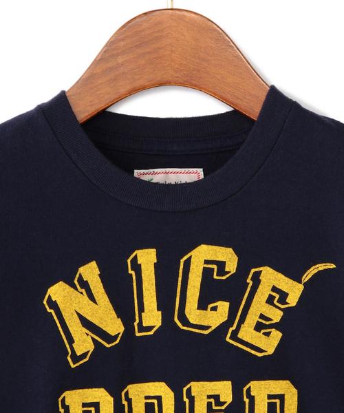 green label relaxing（グリーンレーベルリラクシング）の「別注 【SunnySports(サニースポーツ)】プリント Tシャツ◆（Tシャツ/カットソー・キッズ・オリーブ/ネイビー・120cm/100cm/130cm/110cm）」の4枚目の写真