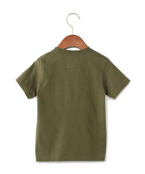 green label relaxing（グリーンレーベルリラクシング）の「別注 【SunnySports(サニースポーツ)】プリント Tシャツ◆（Tシャツ/カットソー・キッズ・オリーブ/ネイビー・120cm/100cm/130cm/110cm）」の8枚目の写真