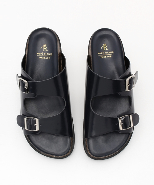 ROPE' PICNIC(ロペピクニック)の「厚底フットペットサンダル(サンダル・レディース・ブラック/ネイビー/シルバー・38/37/36)」の7枚目の写真