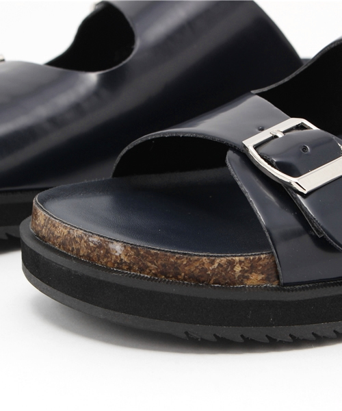 ROPE' PICNIC(ロペピクニック)の「厚底フットペットサンダル(サンダル・レディース・ブラック/ネイビー/シルバー・38/37/36)」の8枚目の写真