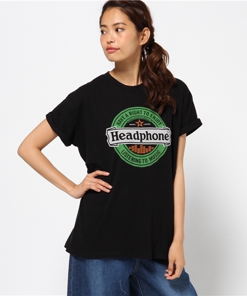 MOUSSY（マウジー）の「Miss American TSJ（Tシャツ/カットソー・レディース・ライトブラック/レッド/ホワイト/ネイビー・FREE）」の16枚目の写真