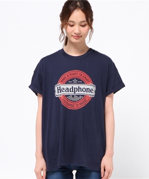 MOUSSY（マウジー）の「Miss American TSJ（Tシャツ/カットソー・レディース・ライトブラック/レッド/ホワイト/ネイビー・FREE）」の12枚目の写真