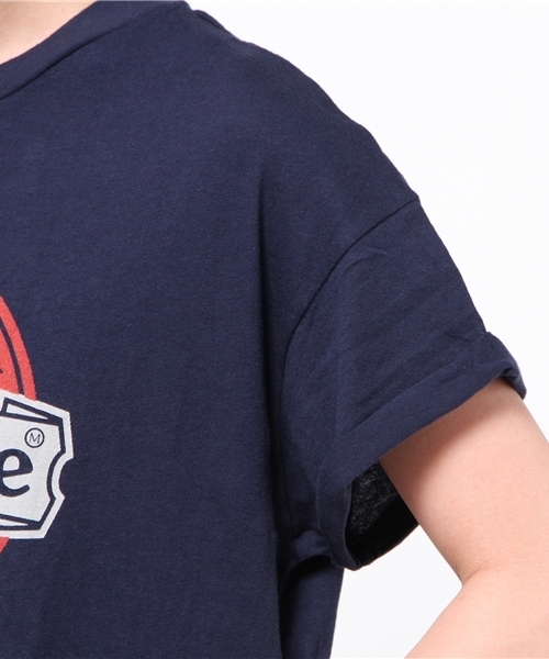 MOUSSY（マウジー）の「Miss American TSJ（Tシャツ/カットソー・レディース・ライトブラック/レッド/ホワイト/ネイビー・FREE）」の6枚目の写真