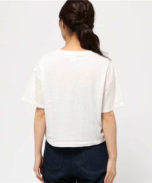 MOUSSY（マウジー）の「IN MOTION TSJ（Tシャツ/カットソー・レディース・レッド/ブラック/オフホワイト・FREE）」の6枚目の写真