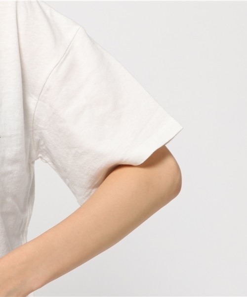 MOUSSY（マウジー）の「IN MOTION TSJ（Tシャツ/カットソー・レディース・レッド/ブラック/オフホワイト・FREE）」の8枚目の写真