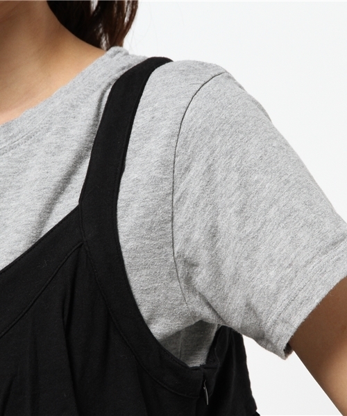 RODEO CROWNS WIDE BOWL（ロデオクラウンズワイドボウル）の「フリル オールインワン（つなぎ/オールインワン・レディース・ブラック/ホワイト系その他・MEDIUM）」の7枚目の写真