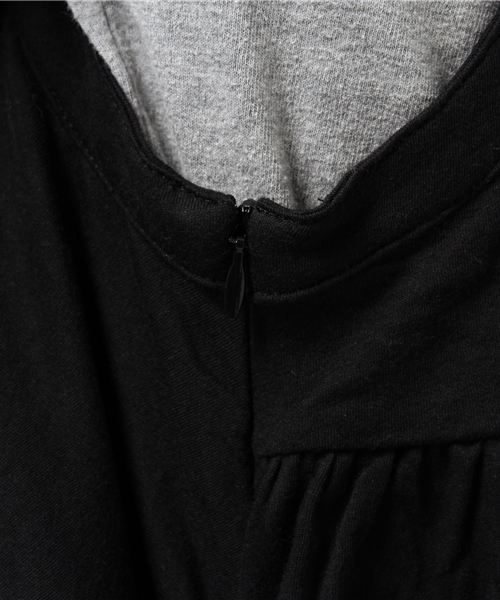 RODEO CROWNS WIDE BOWL（ロデオクラウンズワイドボウル）の「フリル オールインワン（つなぎ/オールインワン・レディース・ブラック/ホワイト系その他・MEDIUM）」の11枚目の写真