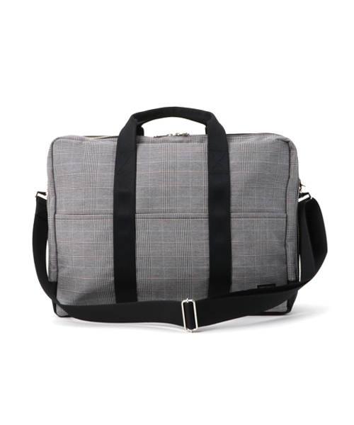HEAD PORTER(ヘッドポーター)の「SAVILLE BRIEF CASE(ビジネスバッグ・メンズ・グレー/ネイビー・ONE SIZE)」の1枚目の写真