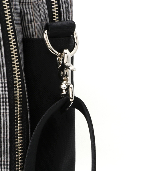 HEAD PORTER(ヘッドポーター)の「SAVILLE BRIEF CASE(ビジネスバッグ・メンズ・グレー/ネイビー・ONE SIZE)」の6枚目の写真