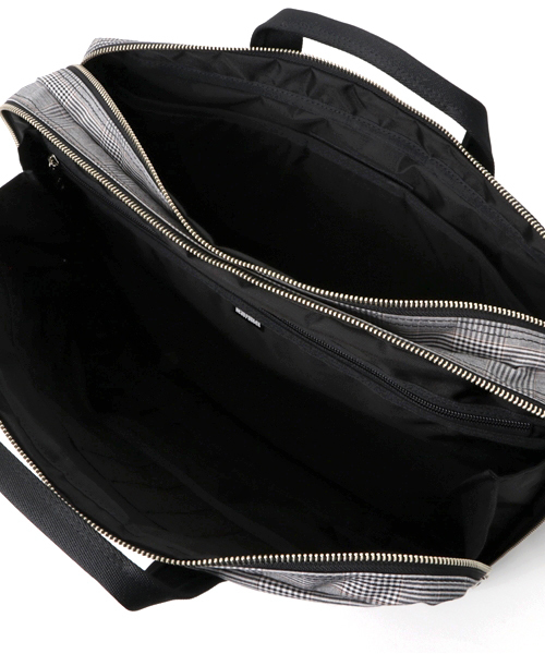 HEAD PORTER(ヘッドポーター)の「SAVILLE BRIEF CASE(ビジネスバッグ・メンズ・グレー/ネイビー・ONE SIZE)」の11枚目の写真