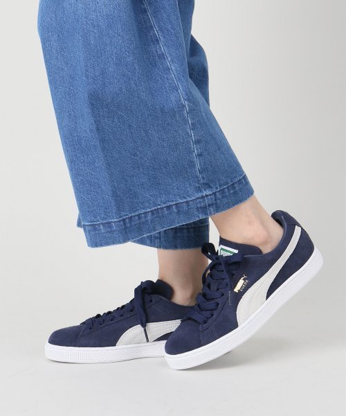 PUMA(プーマ)の「【PUMA/プーマ】 スウェードクラシック#(スニーカー・レディース・ネイビー/ライトグレー・24.5cm/25cm/24cm/23cm/23.5cm)」の13枚目の写真