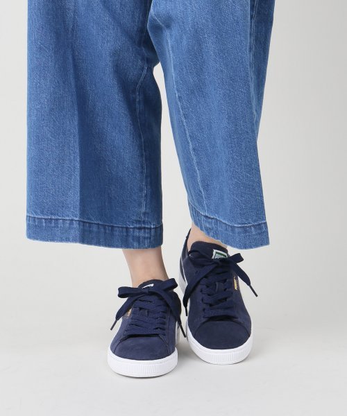 PUMA(プーマ)の「【PUMA/プーマ】 スウェードクラシック#(スニーカー・レディース・ネイビー/ライトグレー・24.5cm/25cm/24cm/23cm/23.5cm)」の7枚目の写真
