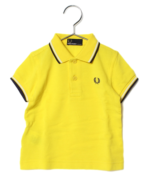 FRED PERRY（フレッドペリー）の「Kids My First Fred Perry Shirt／キッズ フレッドペリーポロシャツ（ポロシャツ・キッズ・レッド/ネイビー/ホワイト/イエロー/ブルー/グレー/レモンイエロー/ブラック/ホワイト×ネイビー/レッド系その他/ホワイト系その他/ネイビー系・1）」の9枚目の写真